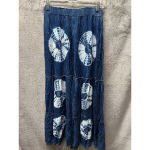 India Boutique Women’s One Size S/M Wide Leg Palazzo Bohemian Boho Gaucho pants